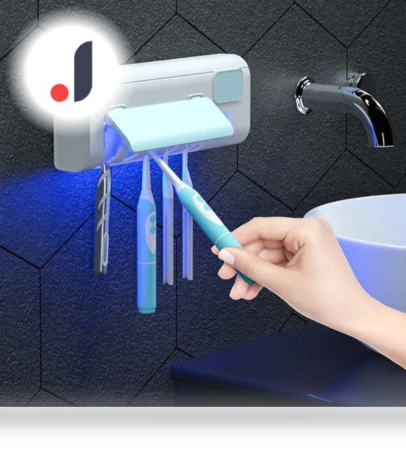 Smart Automatic Wall-Mounted Toothbrush Sterilizer — Toothbrush Holders, Dongfang HOME C
