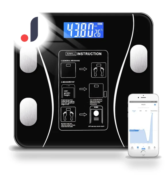 Smart Bathroom Scale — Weight Management Tools, Refreshing Home