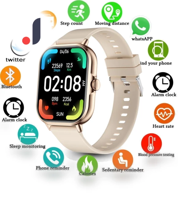 Smart Fitness Tracker Watch — Smartwatches, Wula Mall