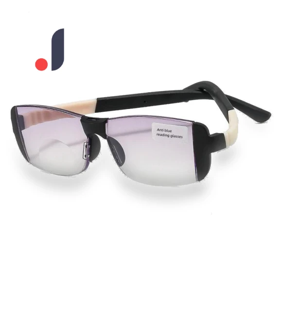 Smart Reading Glasses with Dual Lighting — Blue Light Glasses, only glasses