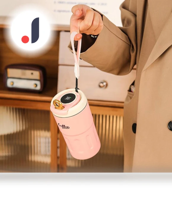 Smart Temperature Display Vacuum Cup — Beverage Warmers, Factory Discount Outlet