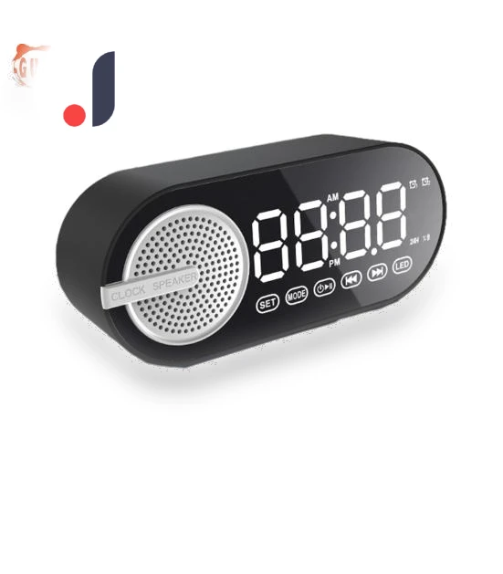 Smart Wireless Speaker with Dual Alarm — Portable Audio Solutions, Factory Discount Outlet