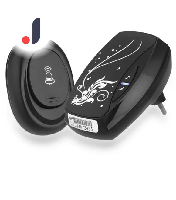 Waterproof Wireless Electronic Doorbell — Push Buttons, Holland Zho