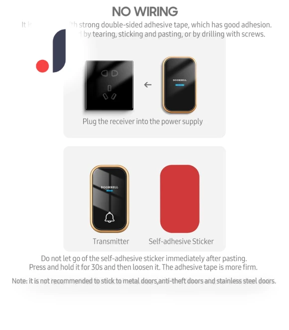 Wireless Doorbell with Autonomous Power — Kits, Refreshing Home