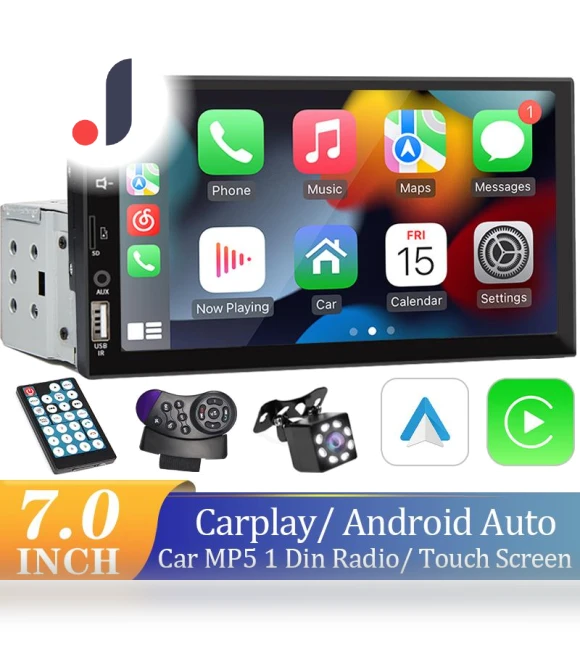 Car MP5 Player with Bluetooth and 7-inch Touchscreen — Stereo Receivers, SageTechnology