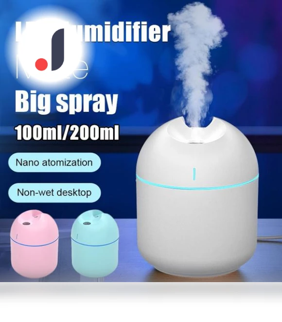 Desktop Air Humidifier with LED Lighting — Air Moisturizers, Dongfang HOME A