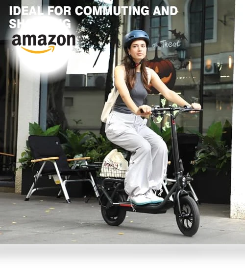 Electric Scooter with Seat — Electric Self-Balancing Scooters, SISIGAD