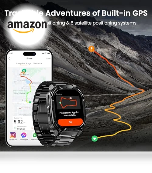 GPS Smart Watch — Smartwatches, AMAZTIM