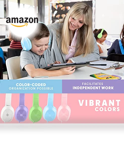 Kids Headphones Bulk Set — In-Ear Headphones, Sonitum