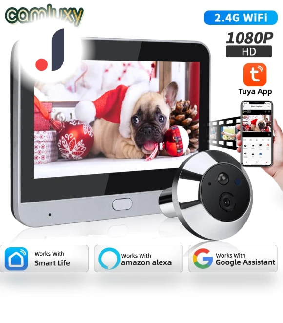 Smart Wi-Fi Door Camera — Smart Home Security, Super Featured