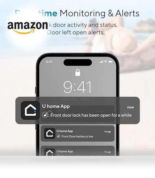 WiFi Smart Lock with Door Sensor — Smart Home Security, ULTRALOQ