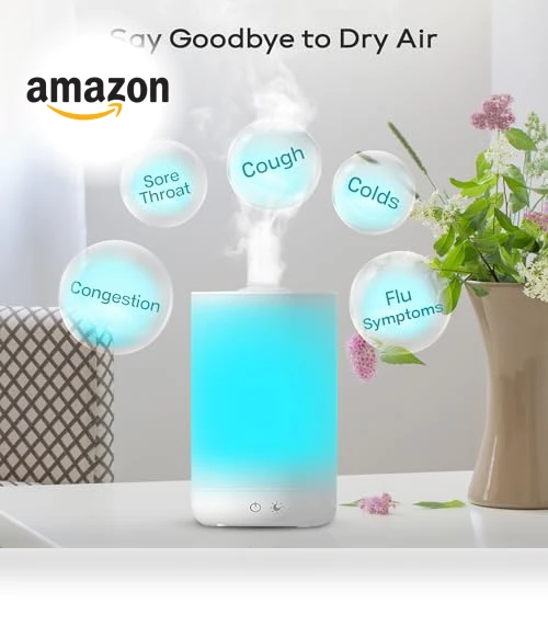 Color Changing Air Humidifier — Air Moisturizers, Bell+Howell