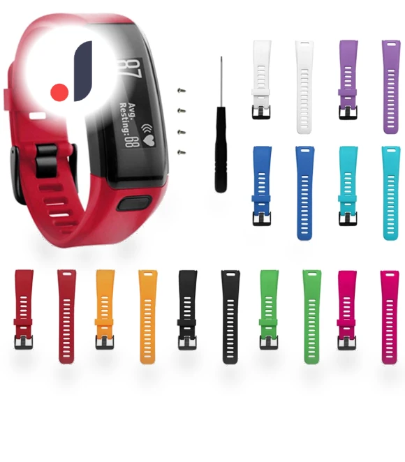 Fashionable Sports Bracelet with Silicone Strap — Wearable Accessories, Glasses