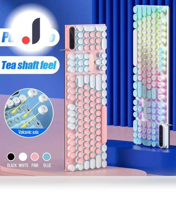 Robotic Chicken Eating Game Keyboard — Gaming Keyboards, ZJM Mall