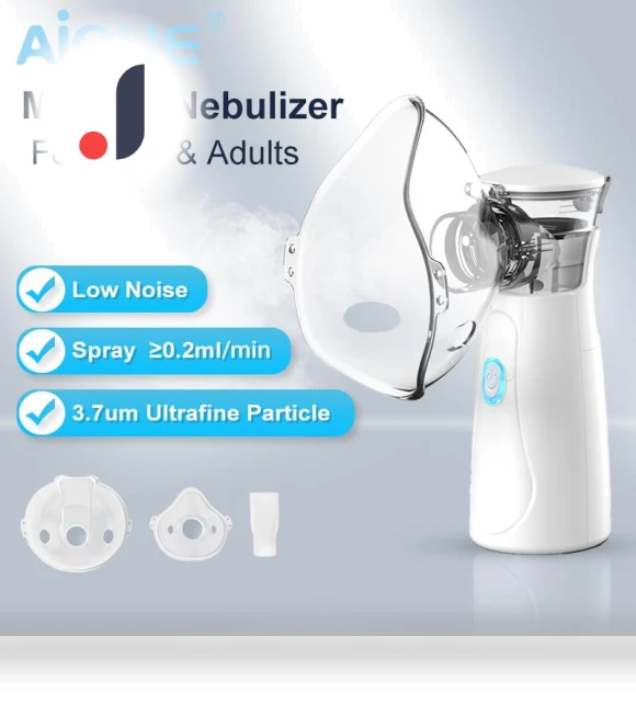 Silent Handheld Mesh Ultrasonic Nebulizer — Nebulizers, Keep Health Care