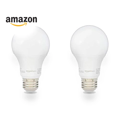 LED Light Bulbs 60 Watt Equivalent, Soft White — LED, Amazon Basics