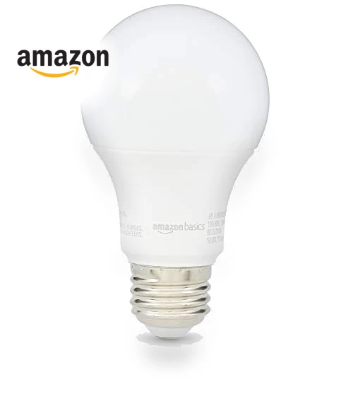 LED Light Bulbs 60 Watt Equivalent, Soft White — LED, Amazon Basics