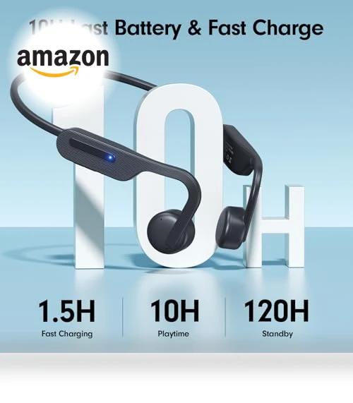 Open Ear Bluetooth Headphones — In-Ear Headphones, Qyzue