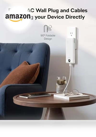Portable Charger with Built-in Cables — Charging Solutions, VEGER