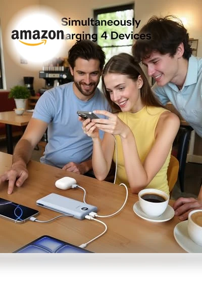 Portable Charger with Built-in Cables — Charging Solutions, VEGER