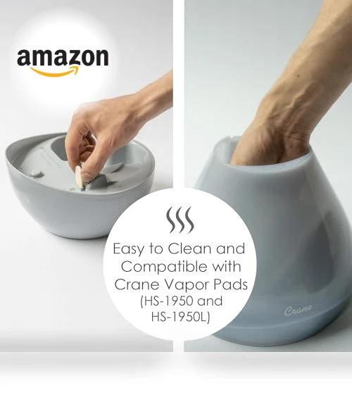 Ultrasonic Cool Mist Humidifier with Sound Machine, Night Light, Aroma Tray — Air Moisturizers, Crane