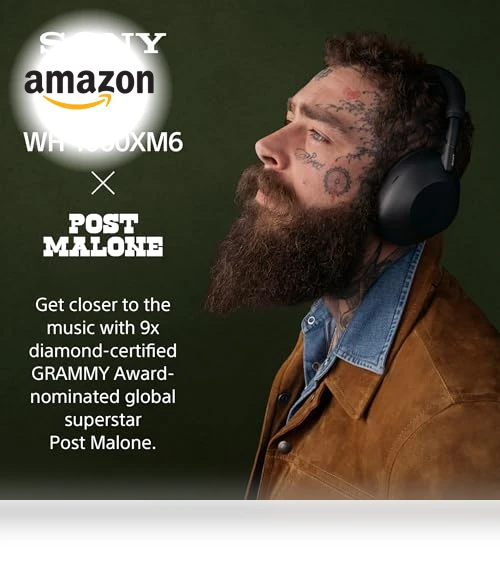 Wireless Noise Canceling Headphones — Over-Ear Headphones, Sony