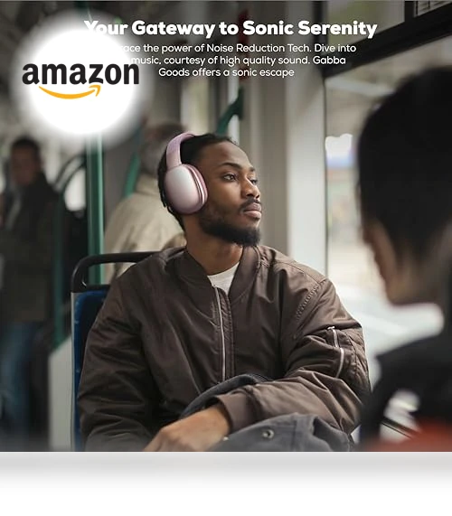 Wireless Over Ear Bluetooth Headphones with Microphone — Over-Ear Headphones, Gabba Goods