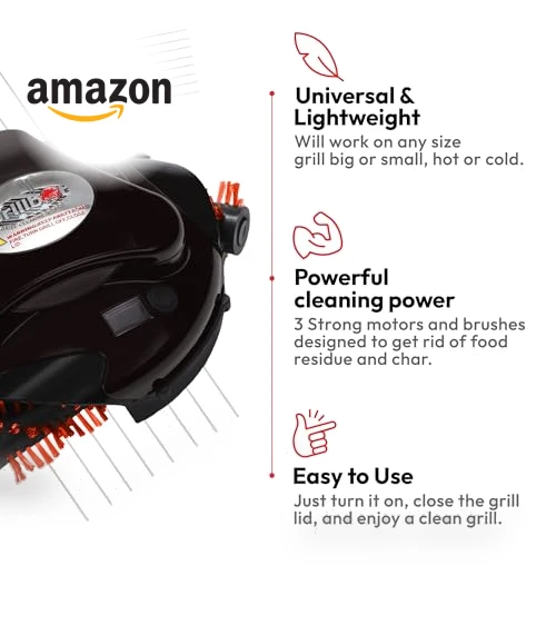 Automatic Grill Cleaning Robot — Combination Brushes & Scrapers, Grillbot