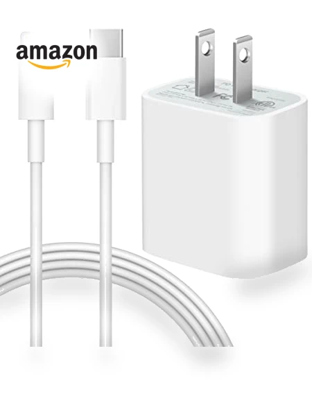 Fast Charging 20W PD USB C Wall Charger with 6FT Cable — Chargers, Coreykin