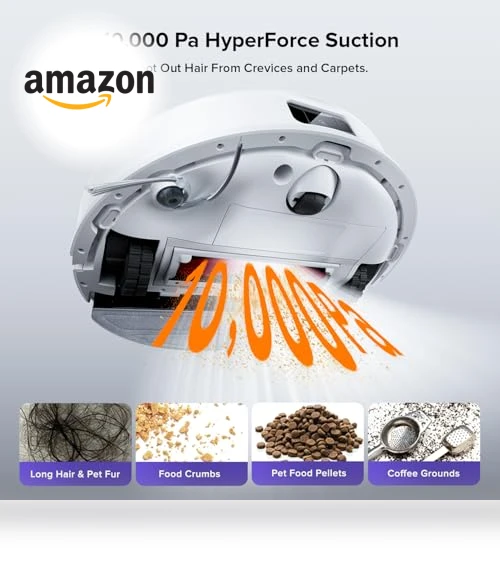 Robot Vacuum and Mop with Self-Emptying — Smart Cleaning Robots, Roborock