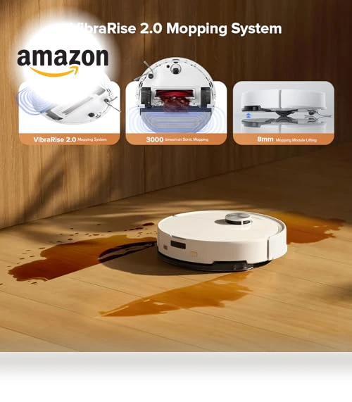 Robot Vacuum and Mop with Self-Emptying — Smart Cleaning Robots, Roborock