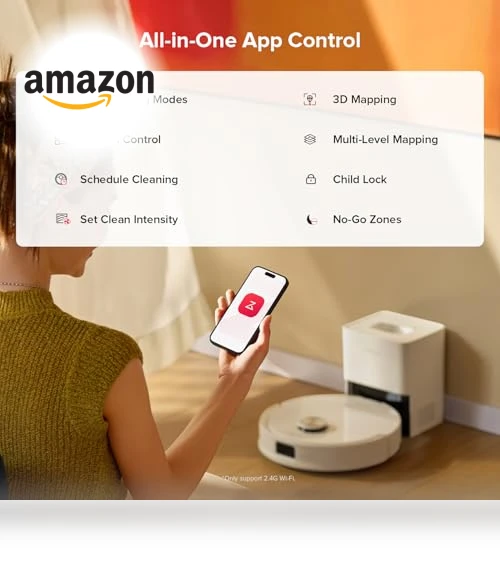 Robot Vacuum and Mop with Self-Emptying — Smart Cleaning Robots, Roborock