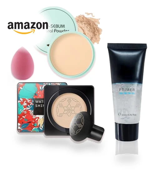Air Cushion CC Cream Foundation Set — Eye & Face Kits, DWDiWen