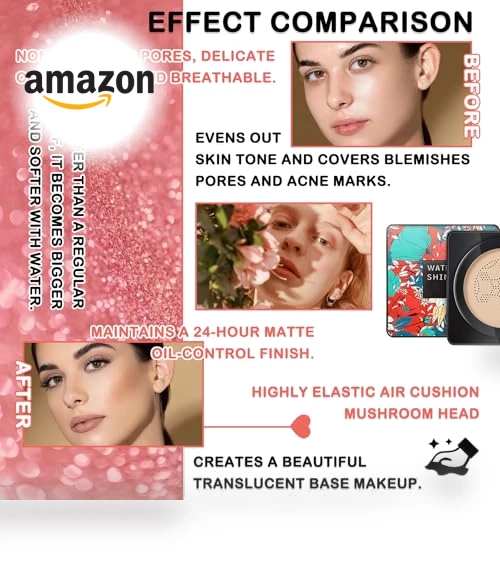 Air Cushion CC Cream Foundation Set — Eye & Face Kits, DWDiWen