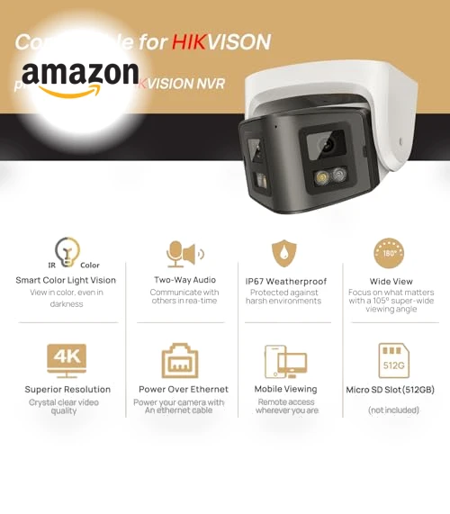 Dual-Lens PoE Security Camera — Security Cameras, PANOEAGLE
