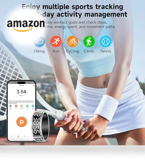 Smart Ring with Display — Wearable Accessories, Hugrow