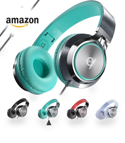 Wired Headphones with Mic & Volume Control — In-Ear Headphones, Artix