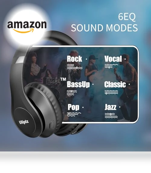 Wireless Bluetooth Headphones — Over-Ear Headphones, Uliptz