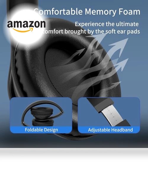 Wireless Bluetooth Headphones — Over-Ear Headphones, Uliptz