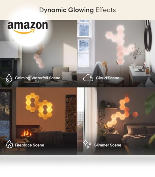 Wood Look Smart Wall Lights — Creative Lighting Solutions, Nanoleaf