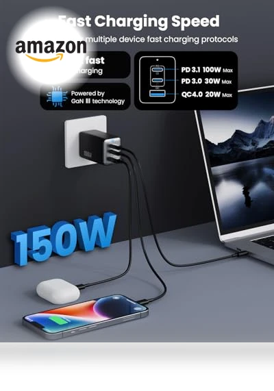 150W USB C Charger Block — Chargers, Pxwaxpy