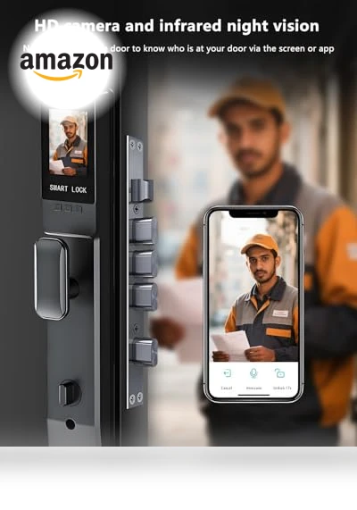 3D Face Recognition Smart Door Lock — Smart Home Security, TianfuSpanda