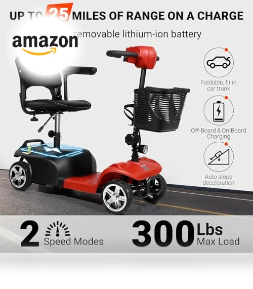 4 Wheels Electric Mobility Scooter — Mobility Scooters, FWFFWF