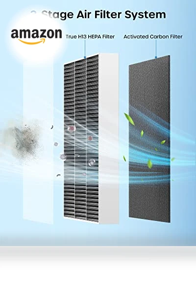 Air Purifier for Home Large Room — Activated Carbon Air Purifiers, ECOWELL