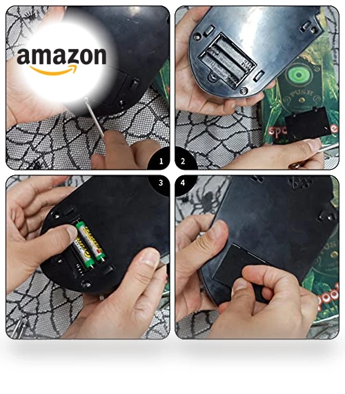 Animated Eyeball Haunted Doorbell — Spooky Sounds, Fengek
