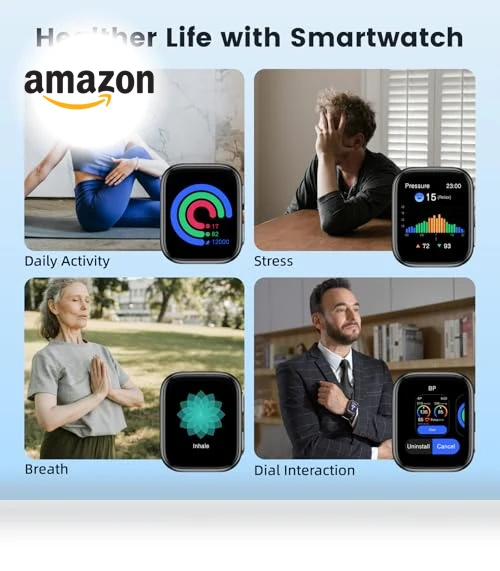 Blood Pressure Monitor Smart Watch — Smartwatches, YHE