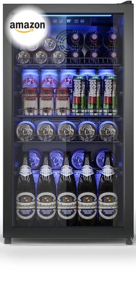 Mini Fridge With Glass Door — Drink Coolers, Tehanld
