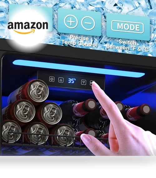 Mini Fridge With Glass Door — Drink Coolers, Tehanld