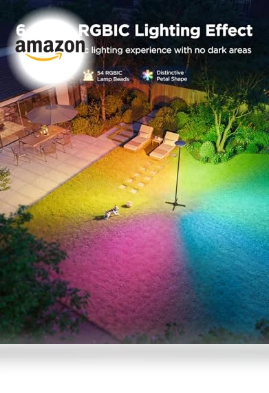 Outdoor Lamp Post Lights — Outdoor Security & Flood Lighting, Govee