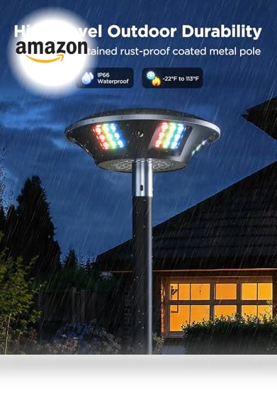 Outdoor Lamp Post Lights — Outdoor Security & Flood Lighting, Govee